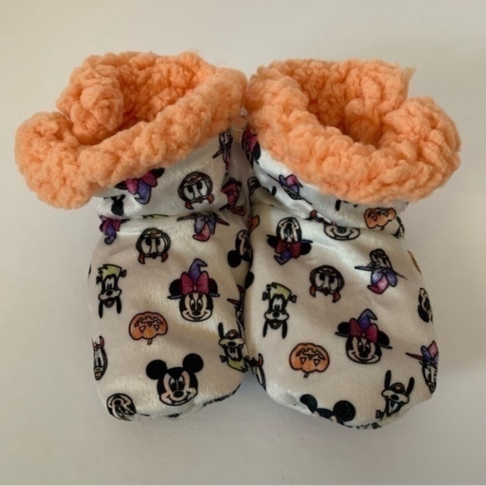 NWT. DISNEY Mickey Mouse Plush Booties - Picture 2 of 5